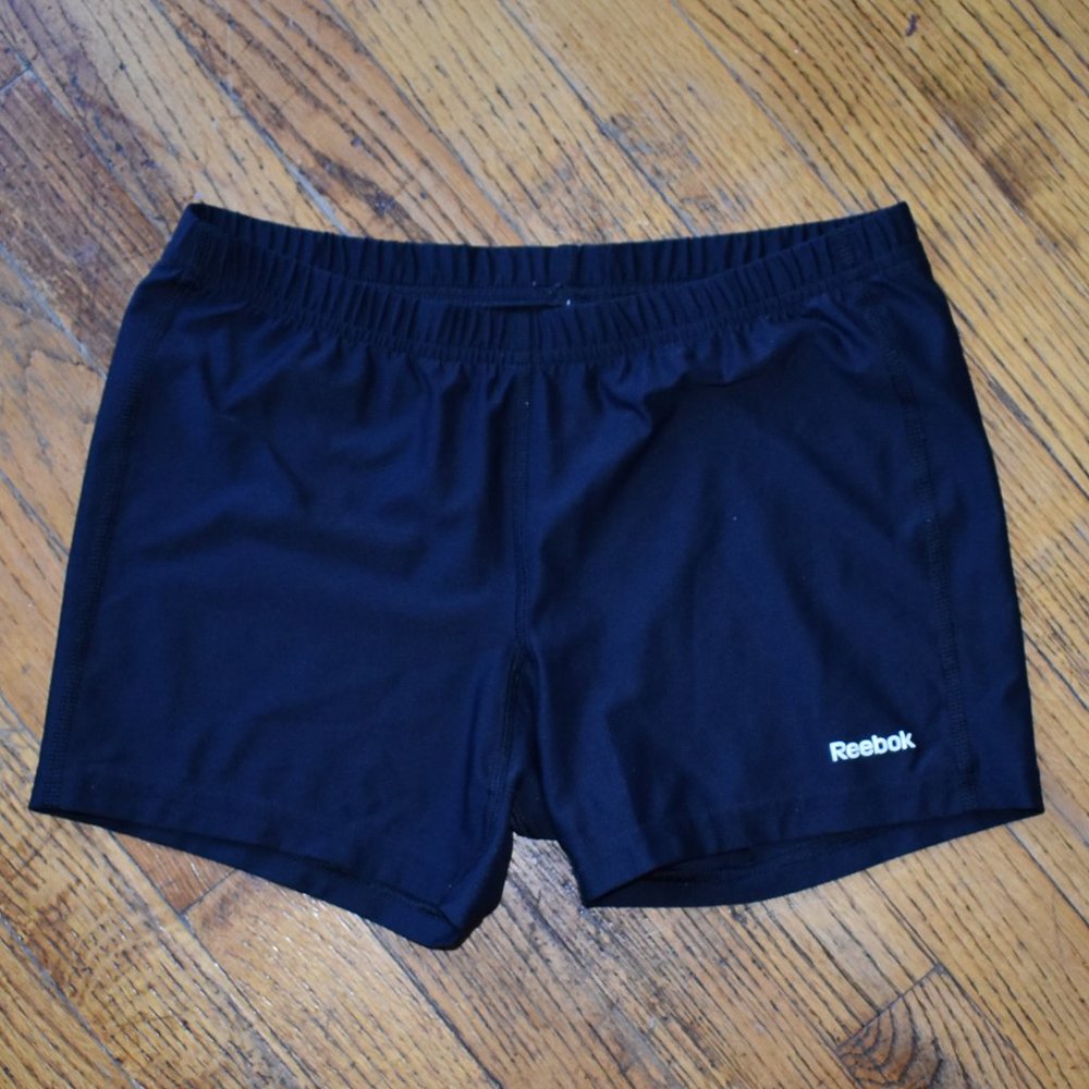Spandex athletic shorts
